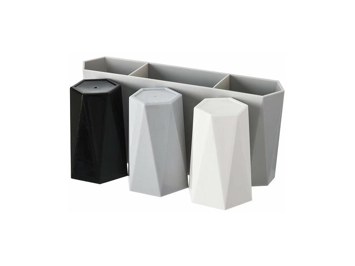 Copo Porta Escova Dentes Parede Banheiro