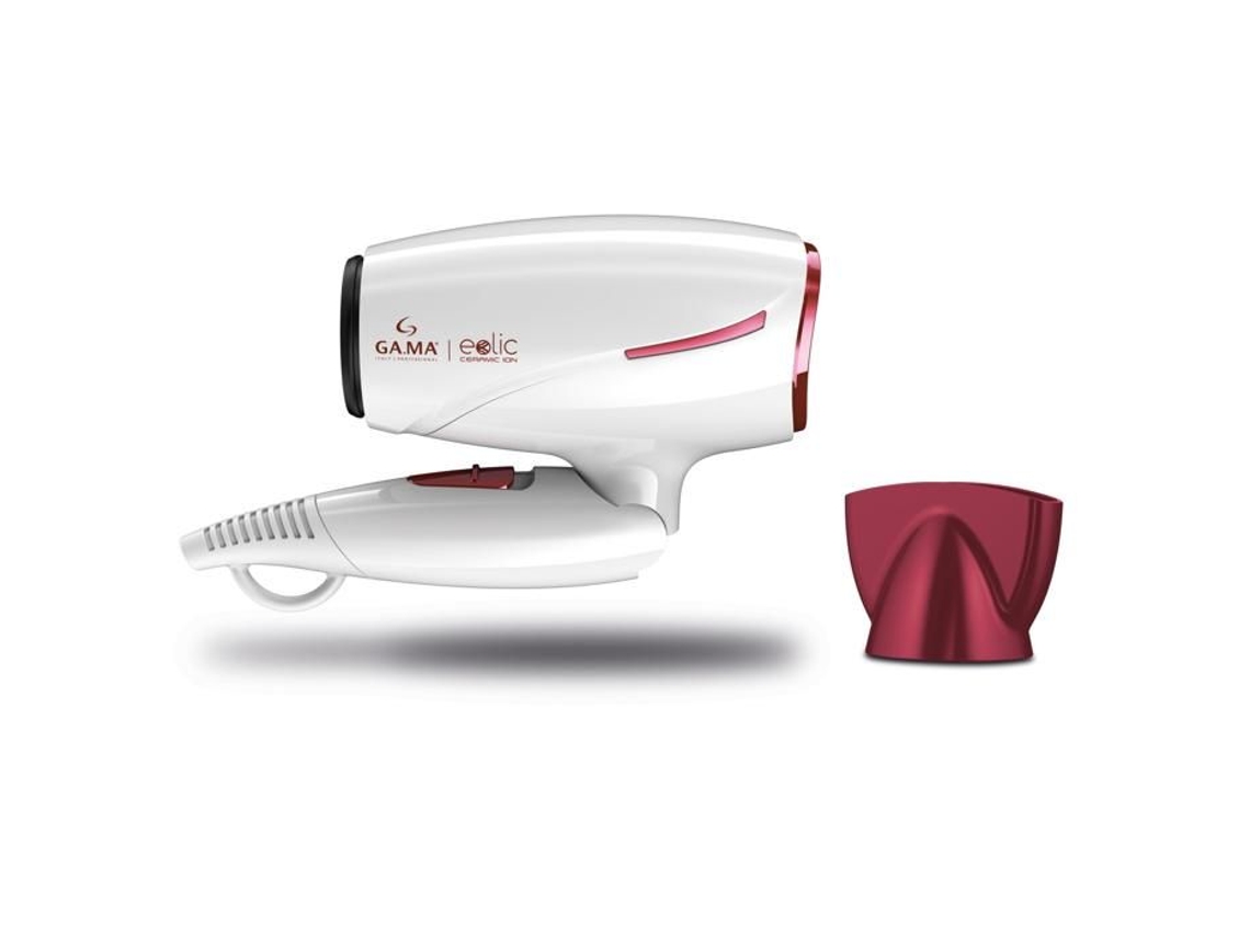 Secador de Cabelo GAMA ITALY PROFESSIONAL Eolic Ceramic Ion 1600 W Iônico Dobrável