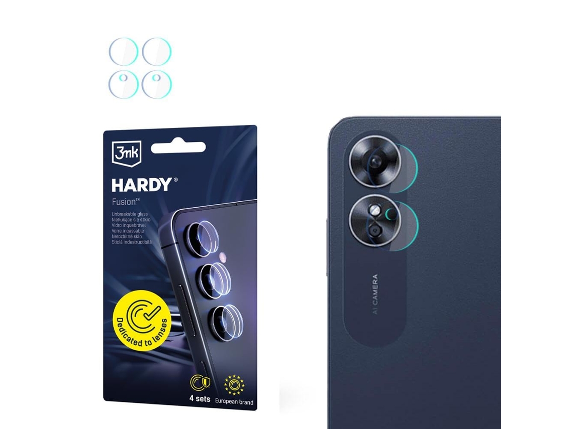 Película De Ecrã Oppo A17 3mk Hardy Fusion Lens Protection