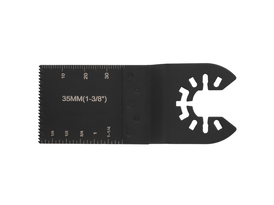 Lâmina de serra oscilante universal de 35 mm para plástico, metal macio, madeira, aço de alto carbono, ferramentas manuais e ferragens.