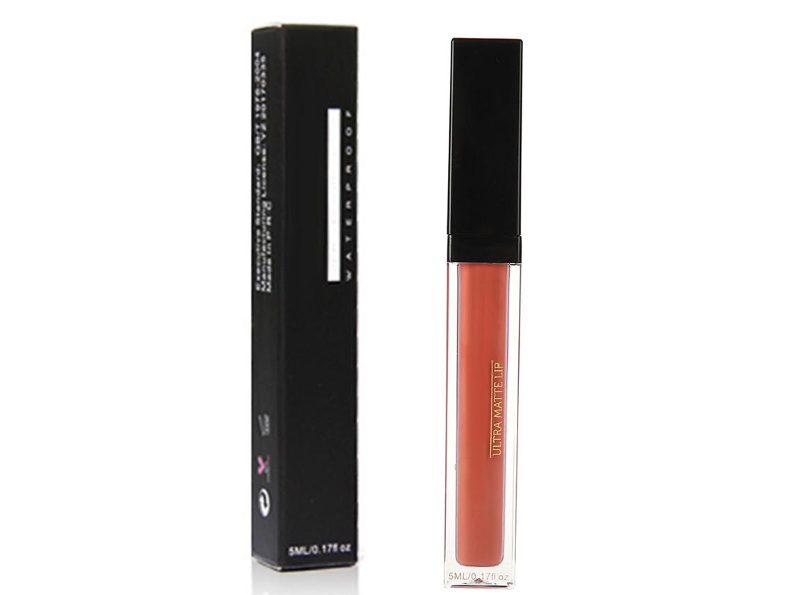 Labial Fosco De Longa Duração Não Pegajoso Brilho Líquido Gloss Cosmético Labial 15