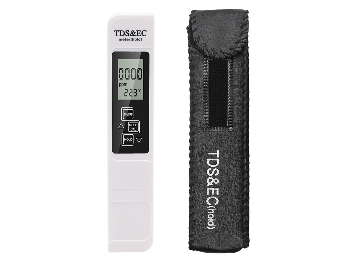 Medidor Tds Ec portátil S/MARCA com LCD para aquário, piscina e fontes de água