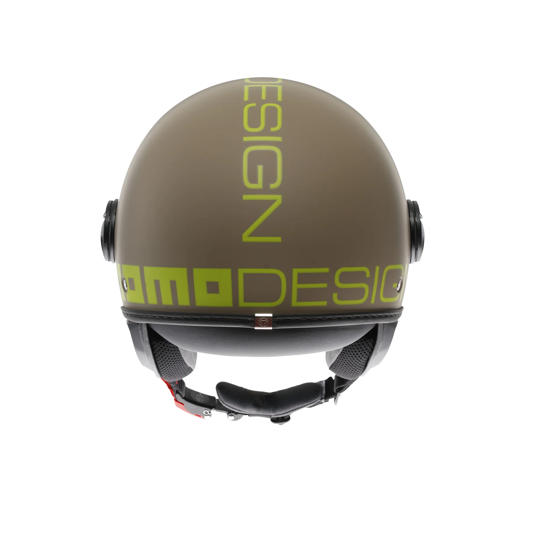 Capacete de motocicleta Fgtr Capacete Clássico Momodesign Mono Bege/Amarelo S Bege/Amarelo S