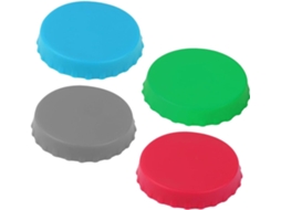 Rolha de Vinho Criativa em Silicone, Preta BRILVIBERA