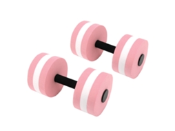 2 Halteres Flutuantes de Eva para Yoga, Exercícios na Água,fitness para Homens, Mulheres e Crianças Rosa CHABERLU
