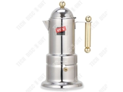 Máquina de café italiana Máquina de café engrossada Extração caseira de aço inoxidável Mocha Espresso Preto Pagode Cafeteira INNOVTEC