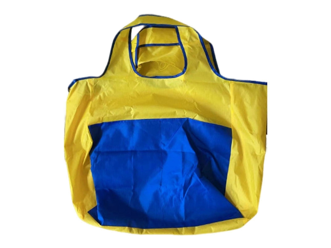 Sacola de Compras Dobrável, Reutilizável, para Viagens e Compras em Geral, com Costura Reforçada, Alças Resistentes e Grande Capacidade. GOKOCO