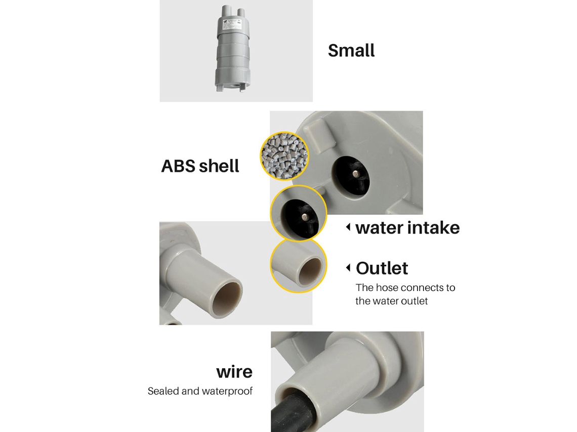 Bomba De Água Submersível 12v Multifuncional Laxiscreed Para Campismo E Autocaravanas