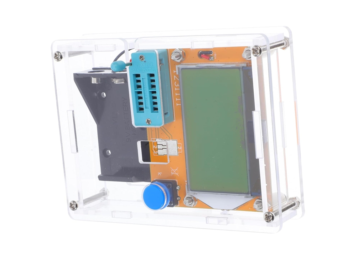 Testador De Componentes Digitais E Eletrônicos Com Tela Lcd Retroiluminada