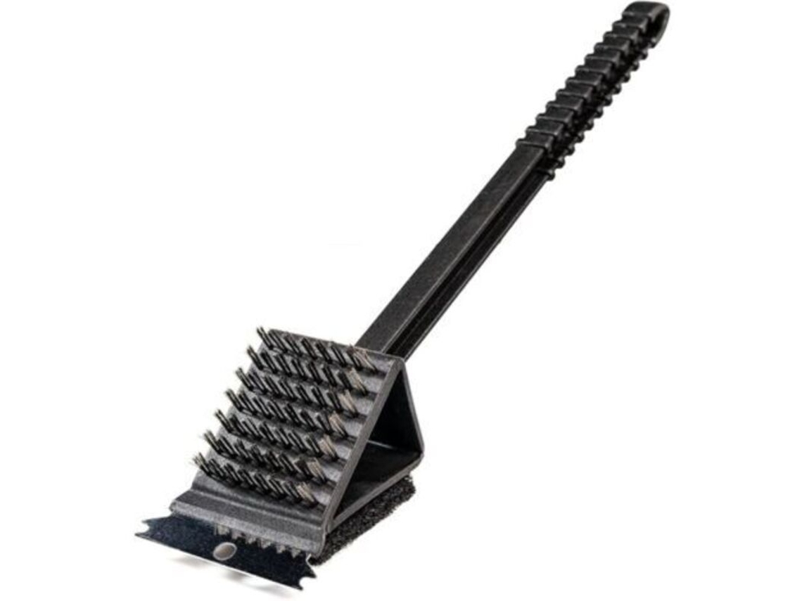 Escova 3 em 1 para Grelha, com Raspador AQUAFORGE