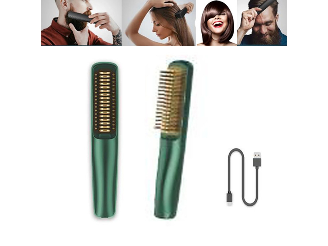 Escova Alisadora de Cabelo CNRSRS Usb travel