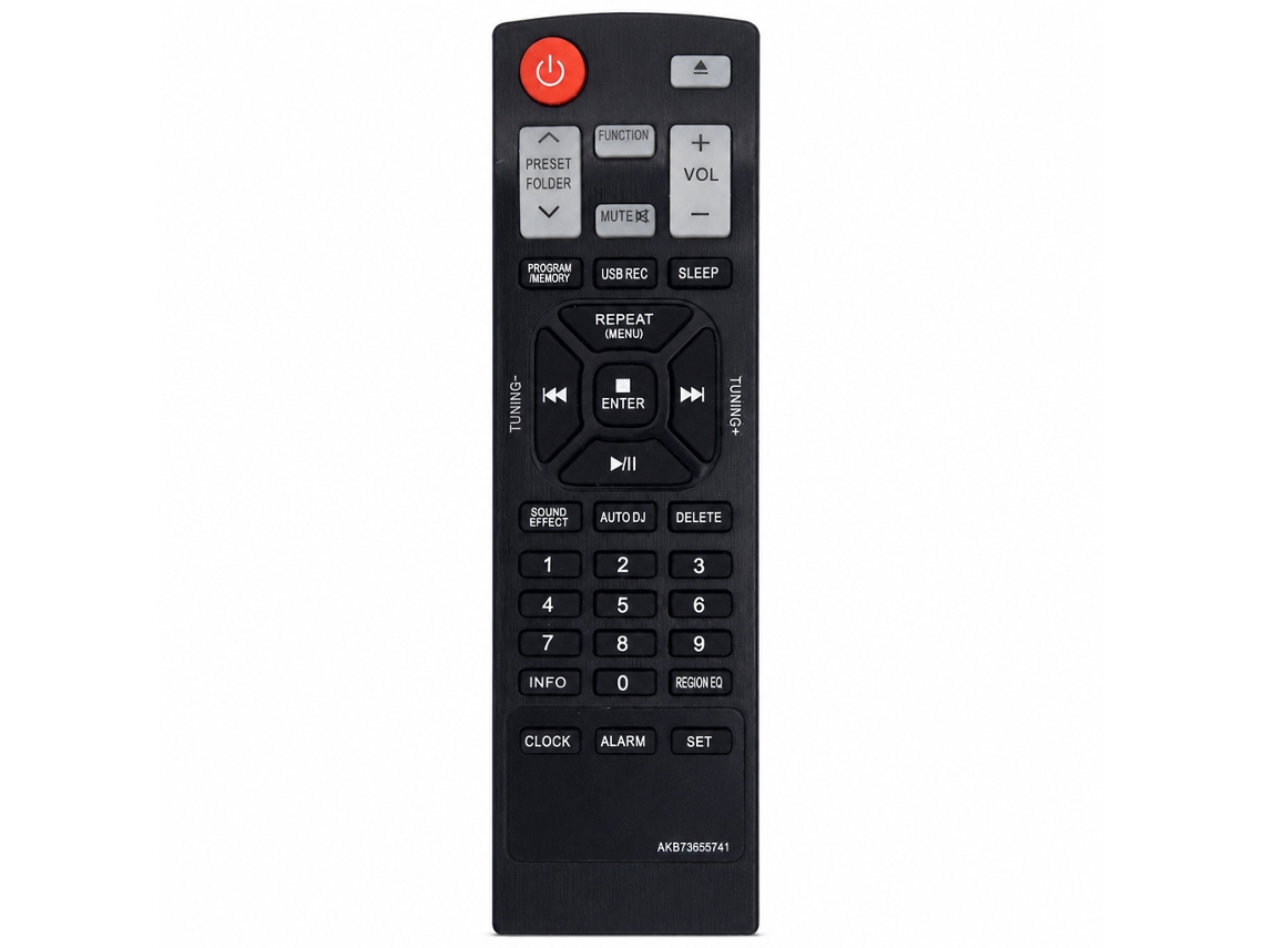 Comando De Substituição Compatível Com Sistemas De Áudio Lg Akb73655741