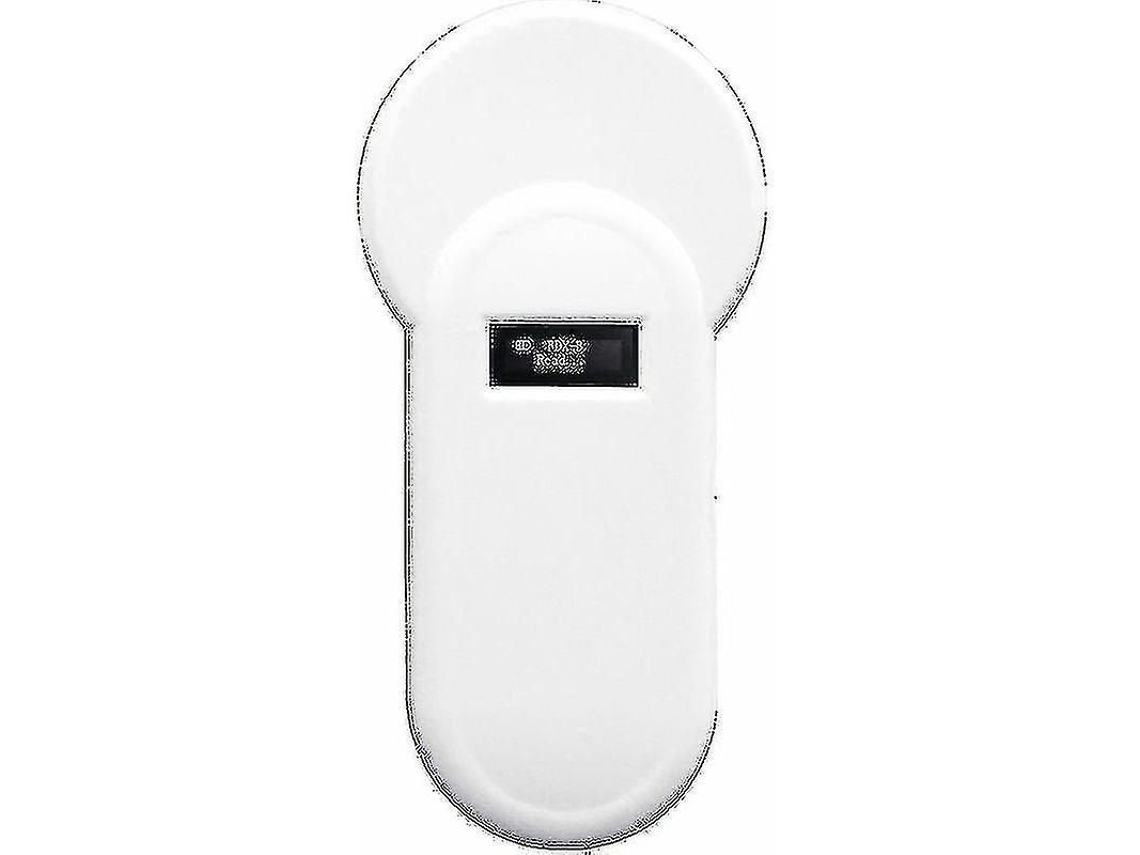Leitor de Microchip Animal Portátil H01 t 134.2khz Formato Fdx b para Gestão de Granjas Avícolas Branco