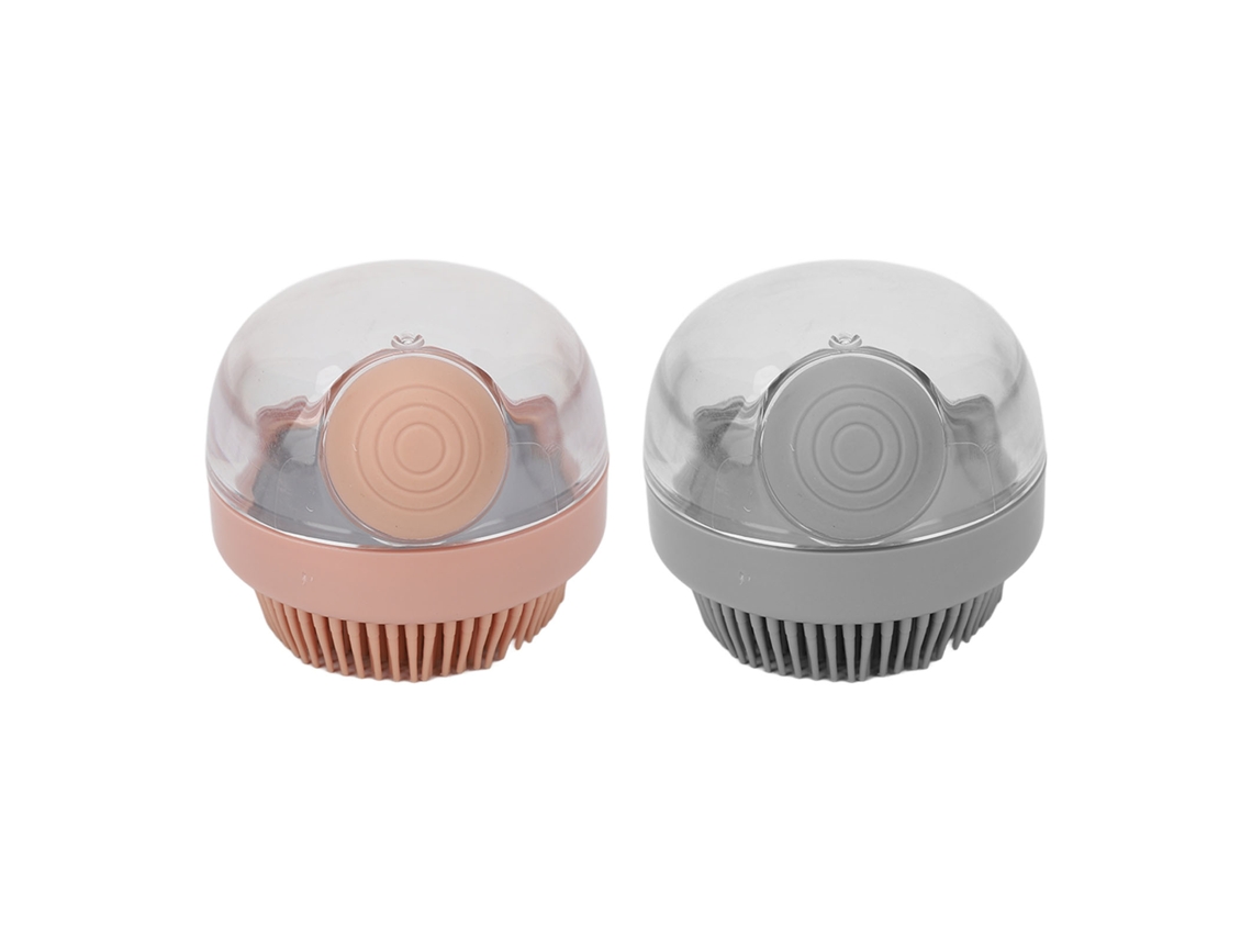 2 Peças De Escova De Silicone Para Banho E Corpo, Limpeza Profunda