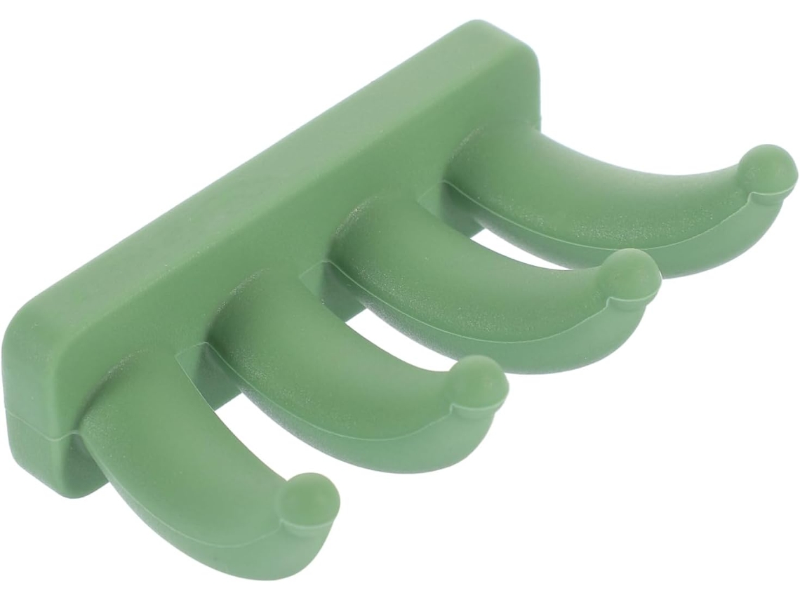 Gancho De Parede Multifuncional Em Silicone E Adesivo, Com Formato