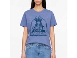 Rockinstone Conan My Barbarian Heather Light Blue Adult T-shirt Size:xxl