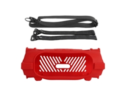 Capa De Silicone Para Alto Falante Portátil Charge6 Fácil De Limpar E Instalar Garante A Segurança E A Estabilidade Do Dispositivo Vermelho Olysi Shop
