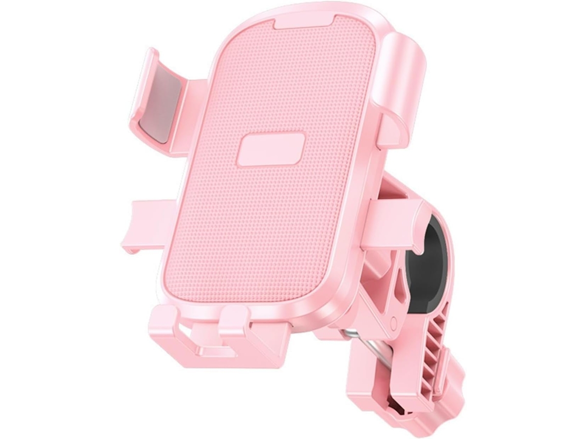 Suporte para Placa de Navegação de Motocicleta, Veículo Elétrico, Suporte para Celular, Resistente a Impactos, para Bicicleta JIAPEI (rosa)
