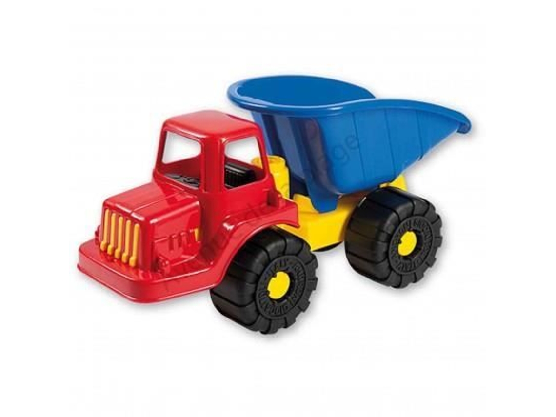 Caminhão de construção multicolorido de 28 cm