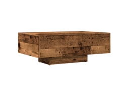 Mesa de Centro 85x55x31 cm Derivados de Madeira Madeira Velha MAISON EXCLUSIVE