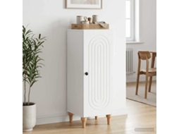Vidaxl Buffet Branco 33 X 34,5 X 90 Cm Derivados De Madeira