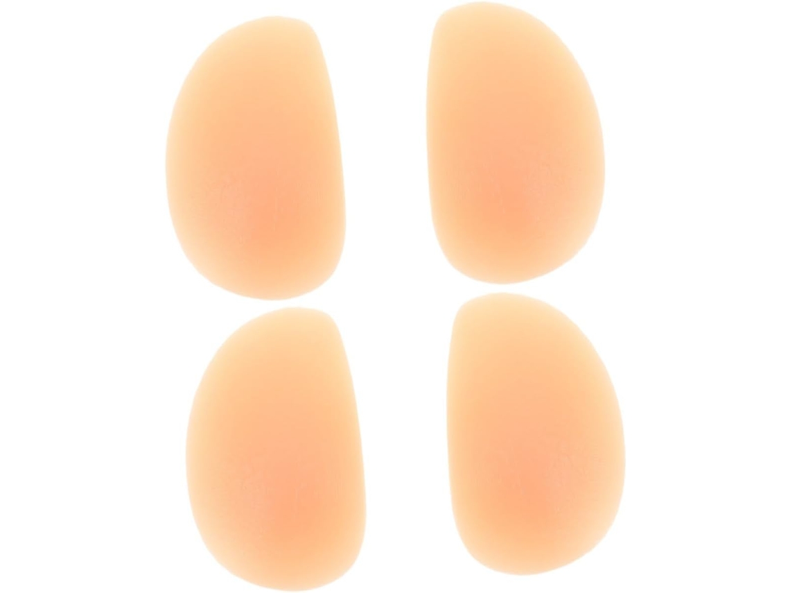 Pares De Enchimentos Removíveis De Silicone Para Quadril E Glúteos Femininos - Realce Natural