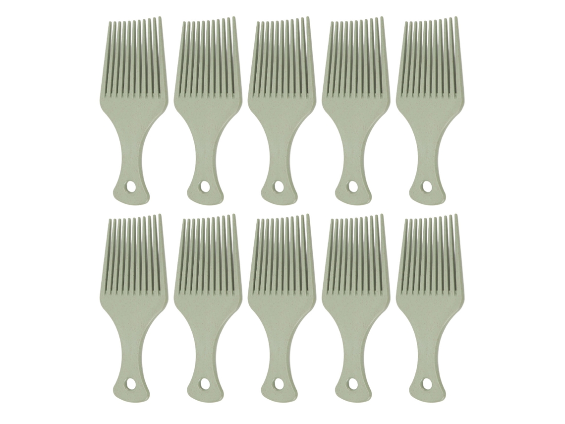 10 Peças De Pente De Dentes Largos Para Tintura, Modelagem E Viagens - Leve E Compacto Com Design Ergonômico