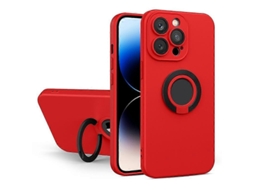 Capa De Celular Em Tpu Com Suporte E Cor Contrastante Para Iphone 14 Pro Max