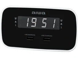 Rádio Despertador AIWA Cru-19Bk (Usb)