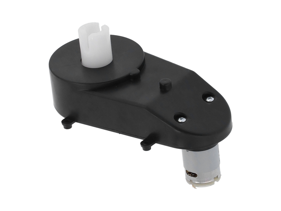 Yuru Caixa de Engrenagens para Motor Elétrico 12v 6600rpm para Bicicleta e Brinquedos