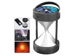 Lanterna De Acampamento Solar Led, Alimentada Por Energia Solar E Bateria, Ideal Para Emergências, Churrascos, Caminhadas E Pesca. Olysi Shop