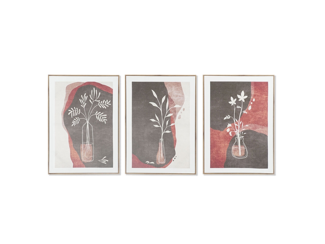 Quadro DKD HOME DECOR Vase (50 x 3 x 70 cm)