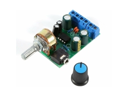 Yuru módulo Amplificador Áudio Estéreo de Baixa Tensão Tda2822m Dc1.8 12v 2 Canais Placa Aux 3.5mm 0.1w 5w 4 32ohm
