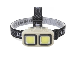 Farol Led Recarregável Com Sensor De Movimento Farol Cob Multifuncional Com Carregamento Usb Luz De Trabalho Vestível Com Display De Energ Yunzii