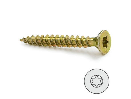 Parafuso de rosca de madeira principal chato Torx longo 70 mm de diâmetro 4,5 mm UCAFIX