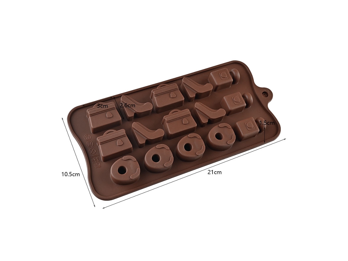 Desenho Animado Forma Silicone para Chocolates e Gomas, Ideal para Doces HEXINYIGJLY