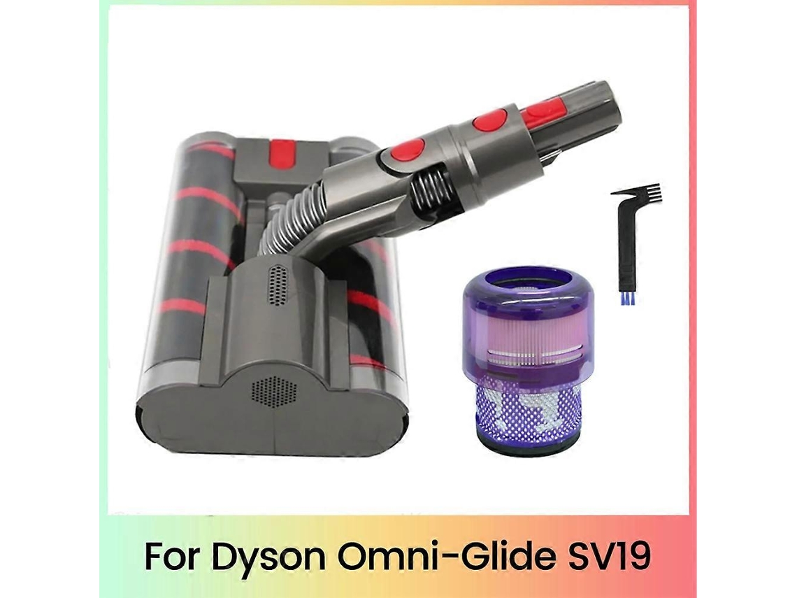 Para Acessório De Aspirador De Pó Omni-glide Sv19: Cabeça De Limpeza Com Rolo Macio E Escova Dupla.
