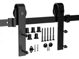 Kit De Porta 2.0 Para Ferragens De Trilho Deslizante De Celeiro Em Madeira