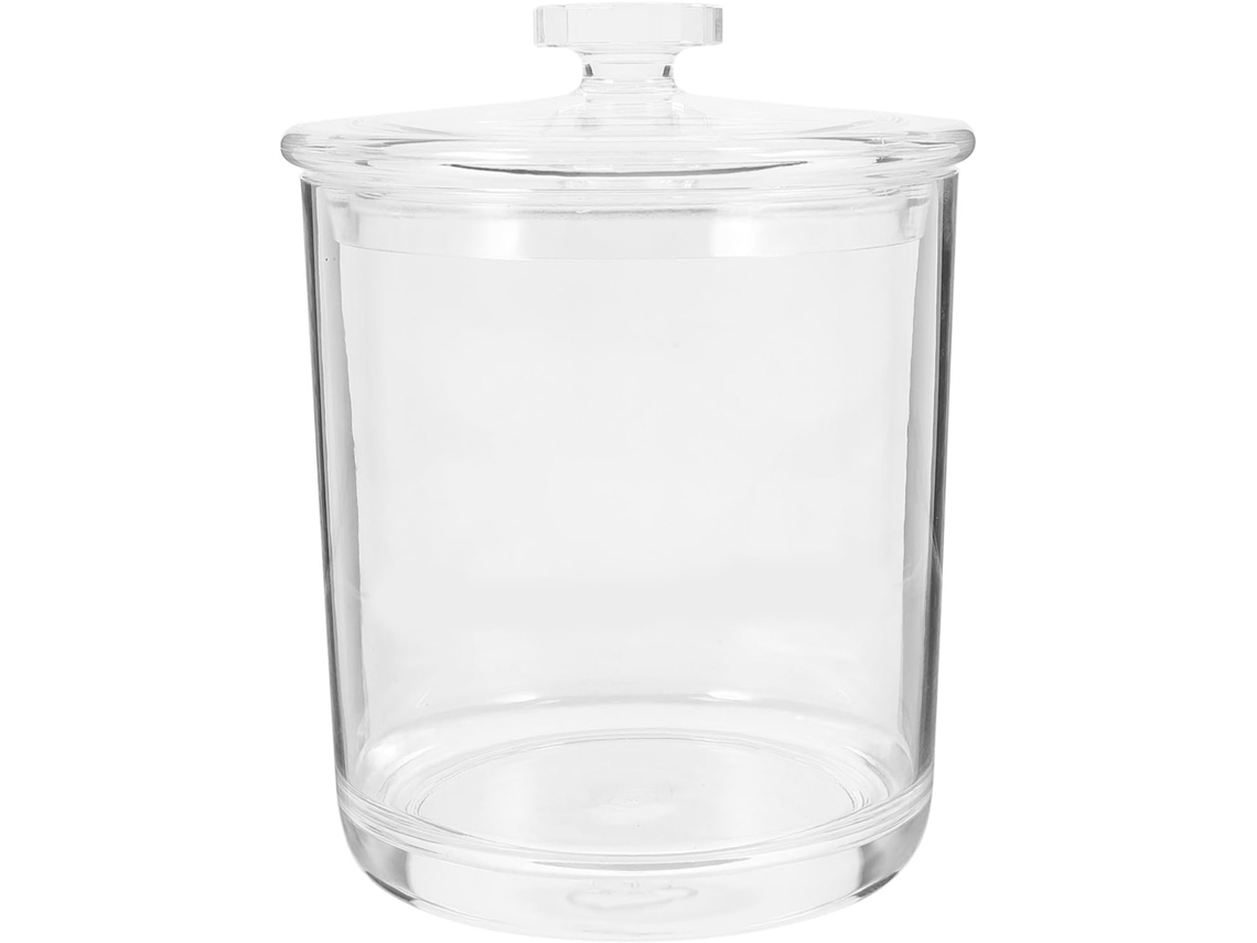 Pote Transparente Homoyoyo Com Tampa Para Armazenar Chá E Lanches, Recipiente De Cozinha Durável, Organizador Multiuso