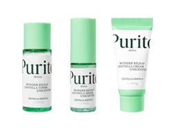 Conjunto de Cuidados de Pele com Centella, Pantenol e Ceramida Np PURITO