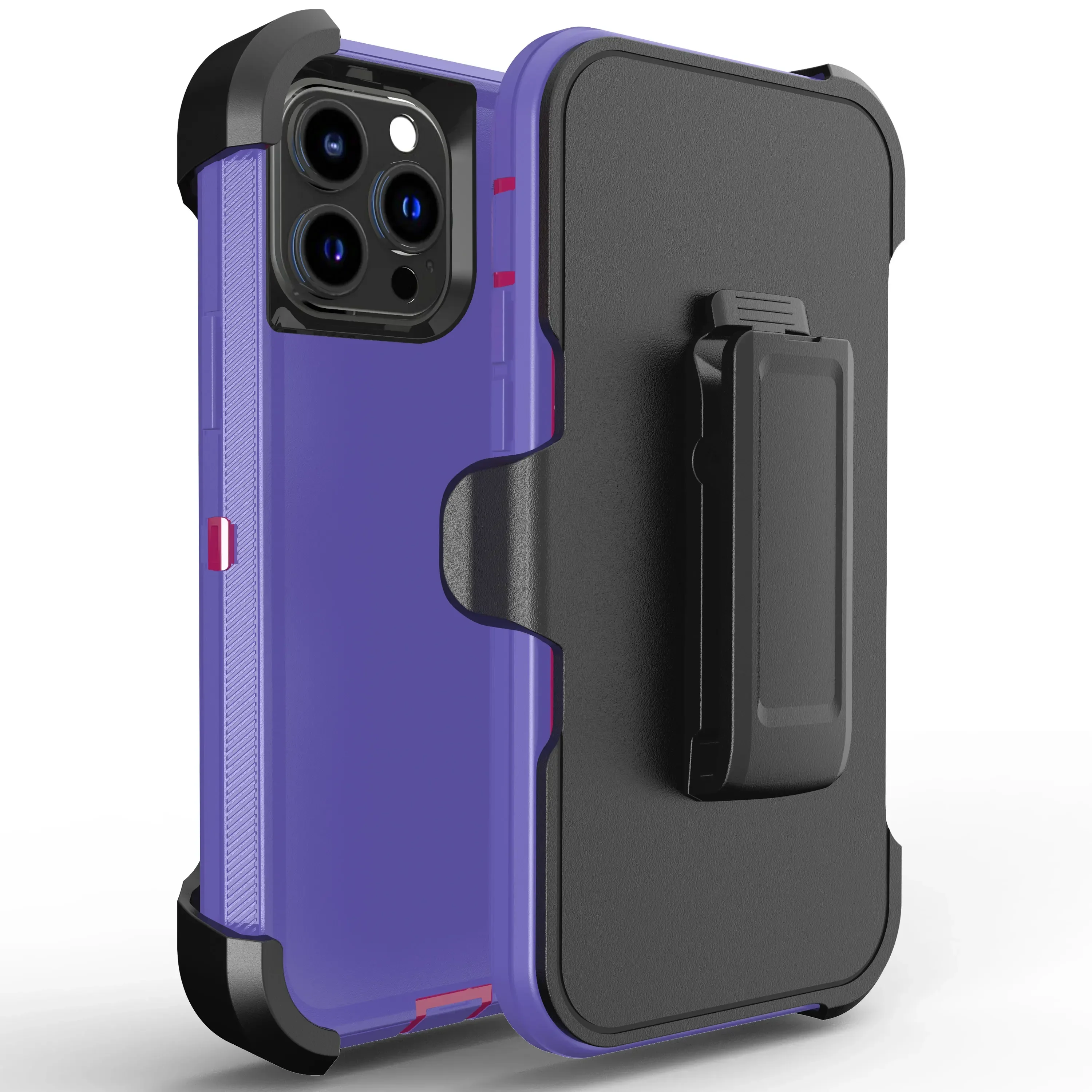 Capa Para Celular (rosa, Iphone 15 Pro Max), Bordas Macias, Com Clipe Para Alça, Capa Protetora Rígida.