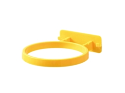 Suporte de Parede para Bola de Futebol Amarelo S/MARCA