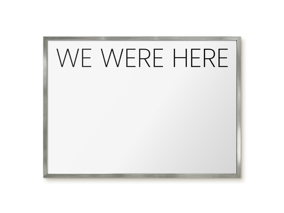 Magnetic Board We Were Here For The Living Room Espelharte (70x50 Cm)