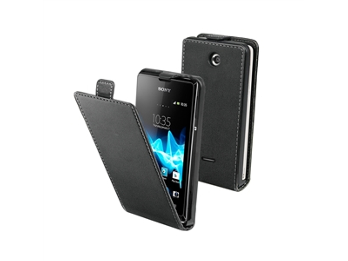 Capa Flip MUVIT para Sony Xperia E Preto