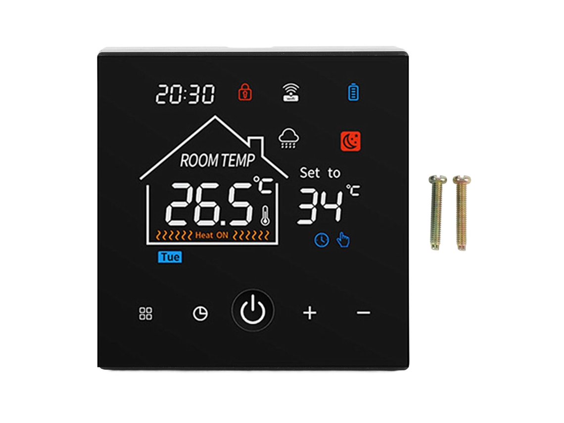 Laxiscreed Termostato Wifi Inteligente Com Wi-fi, Bateria E Integração Tuya Para Controlo Remoto