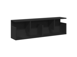 Armário de Parede MAISON EXCLUSIVE em Derivados de Madeira Preto (100x20x30 cm)