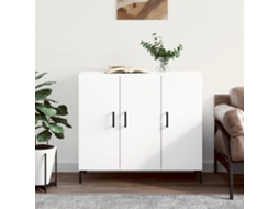 Vidaxl Aparador 90x34x80 Cm Derivados De Madeira Branco