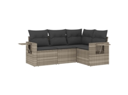 Garden Sofa Set, Garden Sofa Sets Vidaxl Cinzeto Rattan / Vime (n/a)