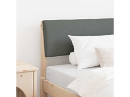 Vidaxl Cabeceira Estofada Cinza Escuro 100 Cm