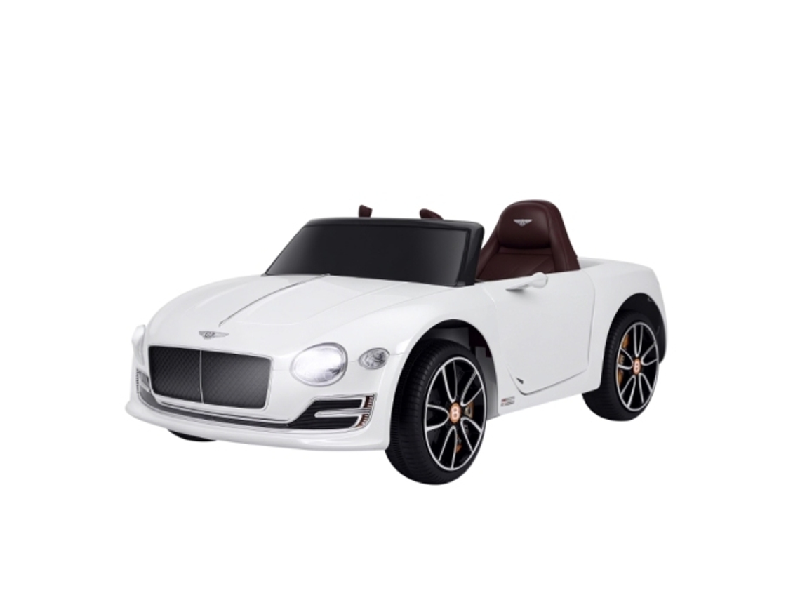 Carrinho Elétrico Infantil Bentley Gt Branco Licenciado 2 Motores Controle Remoto Ziwei Store